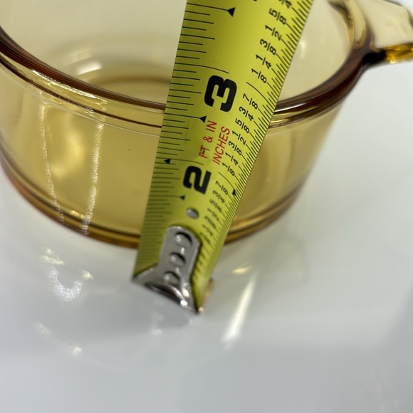 Vintage 1960’s Pyr-o-Rey Dynaware Amber Glass Casserole Dish Bowls 4.5” lot of 2 - Picture 5 of 7